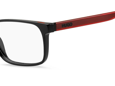 Premium Men Hugo Eyeglasses: HG 1163 - Black Red - SpecSMART Eye Clinic (Zoom View)